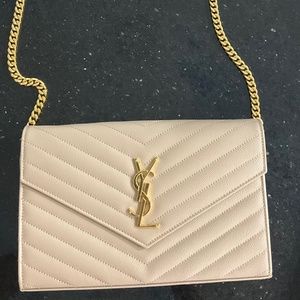 YSL Baige Wallet on a Chain